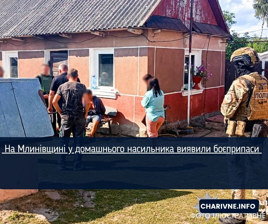  На Млинівщині у домашнього насильника виявили боєприпаси 